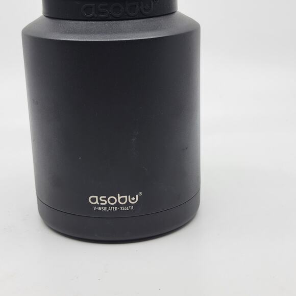Asobu Insulated Mini Jug Sports thermos Bottle 33oz (1L) Black - Picture 2 of 9